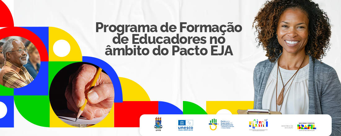 Lançamento do programa de formação do Pacto EJA acontece nesta semana; veja como participar